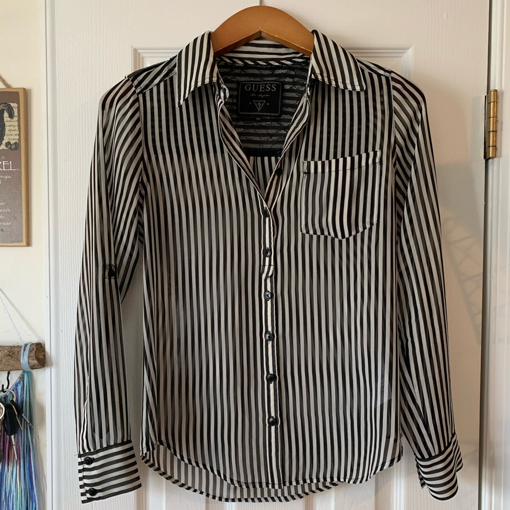 Chiffon button up blouse